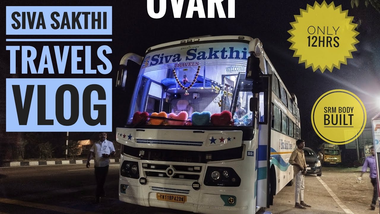 SIVA SAKTHI TRAVELS I UVARI 🔁 CHENNAI (REDHILLS) TRAVEL VLOG 1ST IN YOUTUBE #trending #youtube #vlog