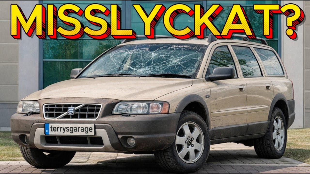 BYTER SPRUCKEN VINDRUTA SJÄLV PÅ XC70 - EN VIDEO PÅ HUR DU INTE SKA GÖRA