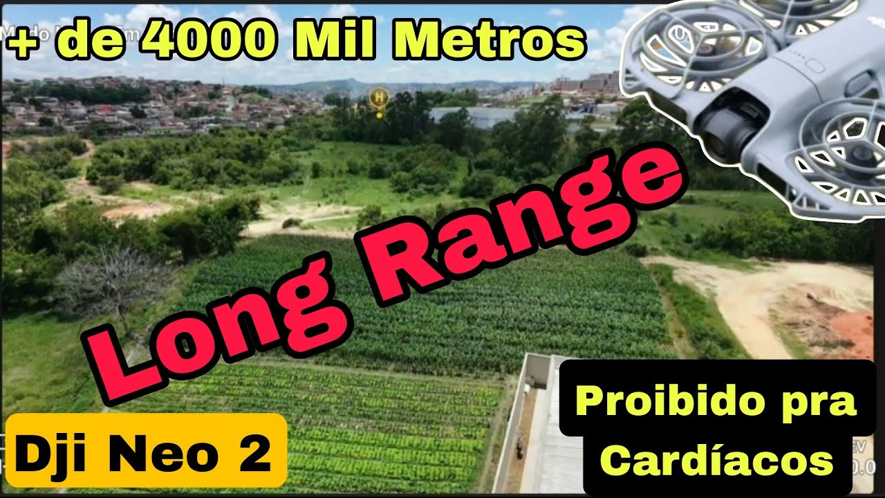 Dji Neo 2 - Teste de dist&acirc;ncia (Longe Range), mais de 4000 mil metros, Loucura #djineo2 #dji 