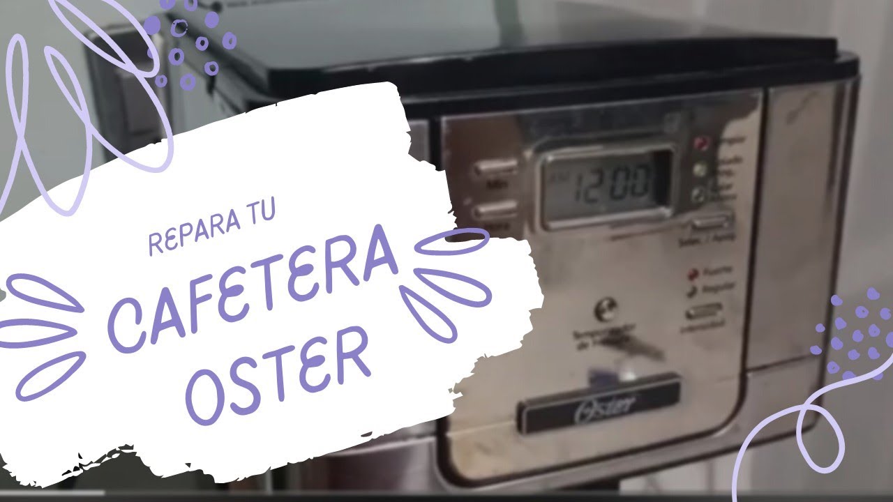Repara tu cafetera ☕  oster de forma f&aacute;cil #reparaciones #hazlotumismo