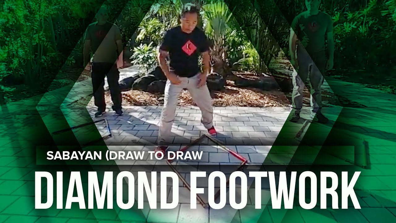 10.1 What is Diamond Footwork in Kali? | Filipino Martial Arts Sabayan (draw to draw)