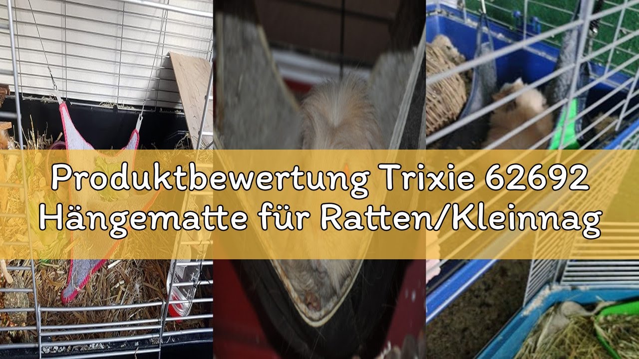 Produktbewertung Trixie 62692 Hängematte für Ratten/Kleinnager, 30 × 30 cm