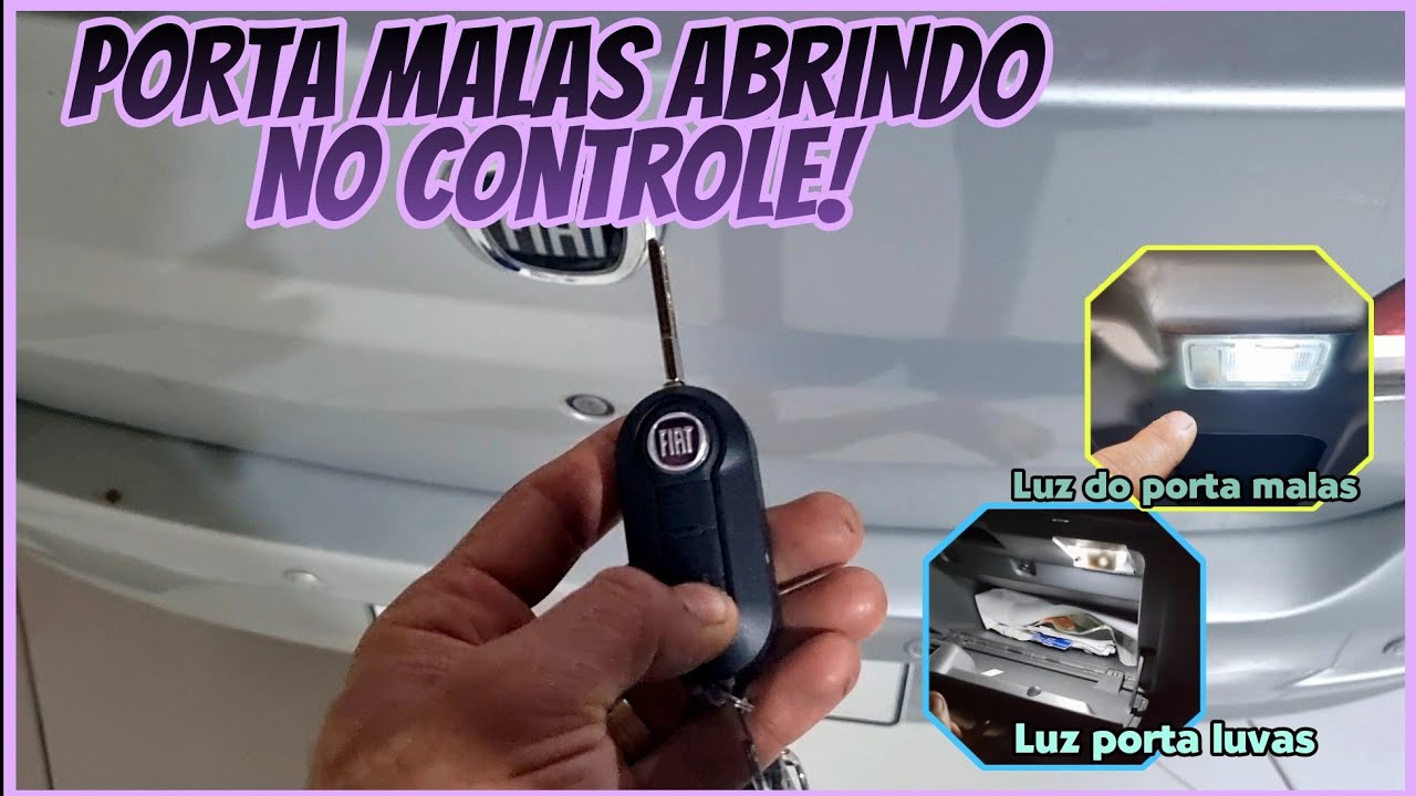 Siena G4 com abertura elétrica do porta mala + Chave canivete + Luz do porta Luvas e  porta malas!!
