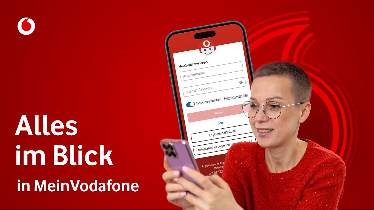 MeinVodafone: Registrierung, Login & Verträge hinzufügen