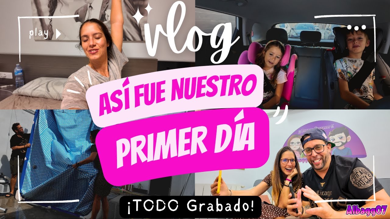 As&iacute; fue NUESTRO PRIMER D&Iacute;A&hellip; &iexcl;TODO grabado! 🎥✨ @albagg07