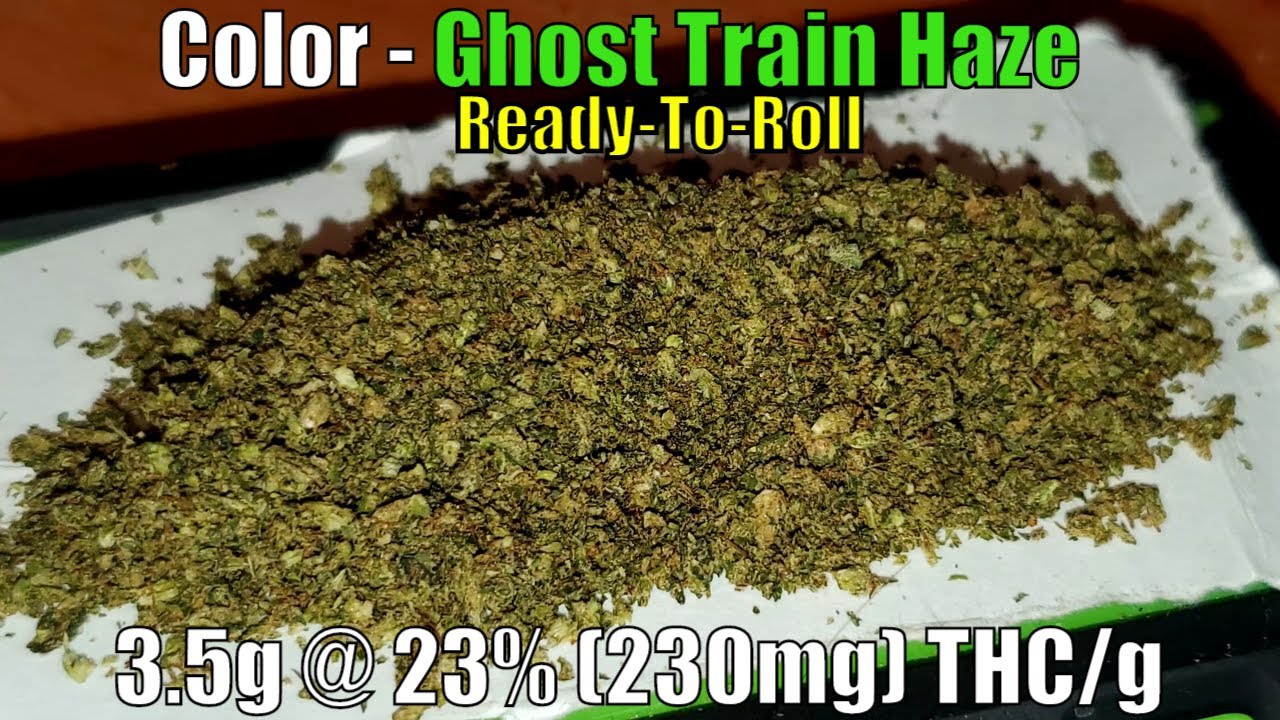 Color Cannabis - Ghost Train Haze RTR - 3.5g @ 23% (230mg) THC/g (+Extreme Closeups)
