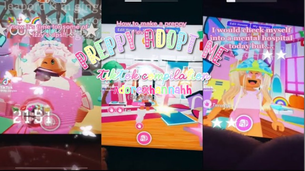 ˏˋ°•*⁀➷PREPPY ADOPT ME TIKTOKS! 🧁💐 || adorexhannahh