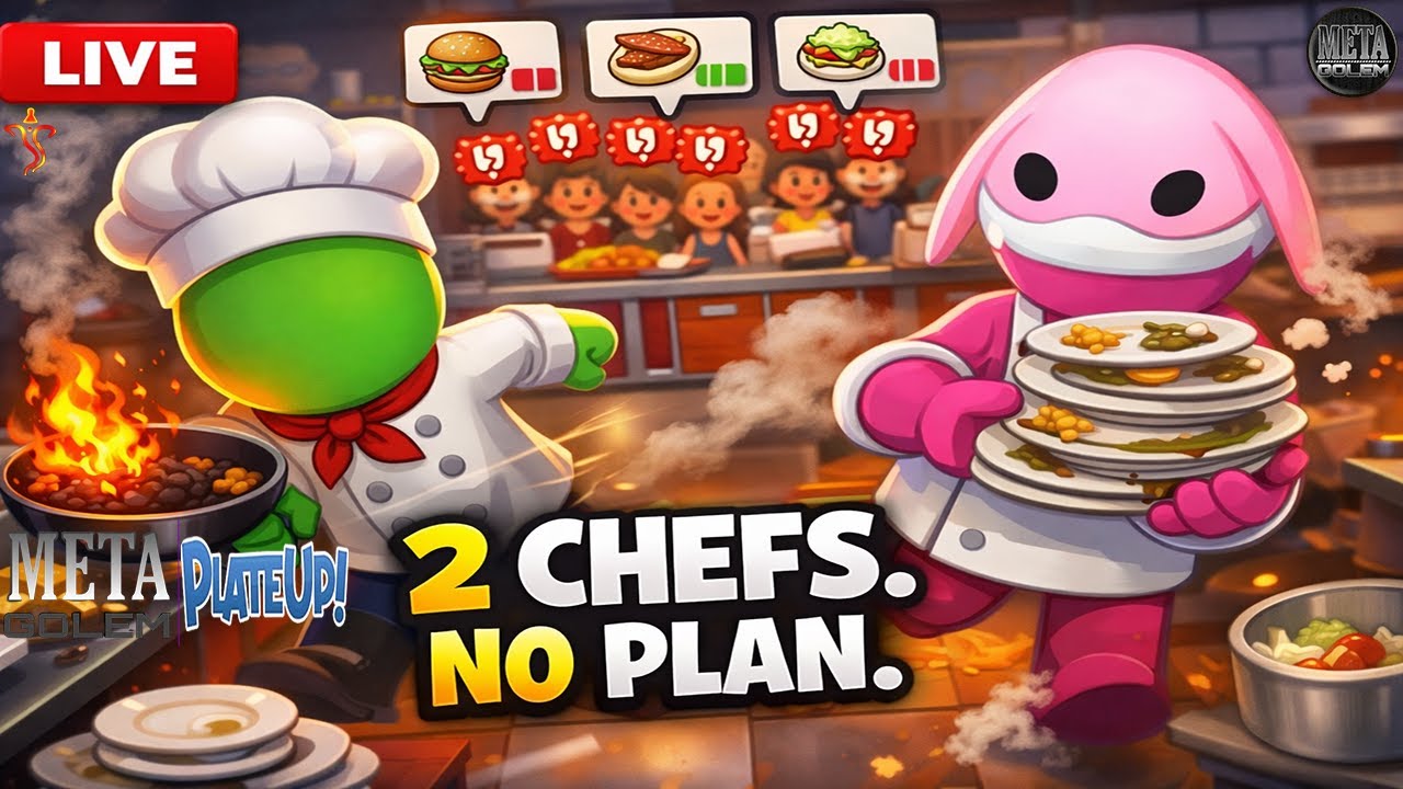PlateUp! First Stream | 2 Chefs, No Plan 😂 | Co-Op Chaos