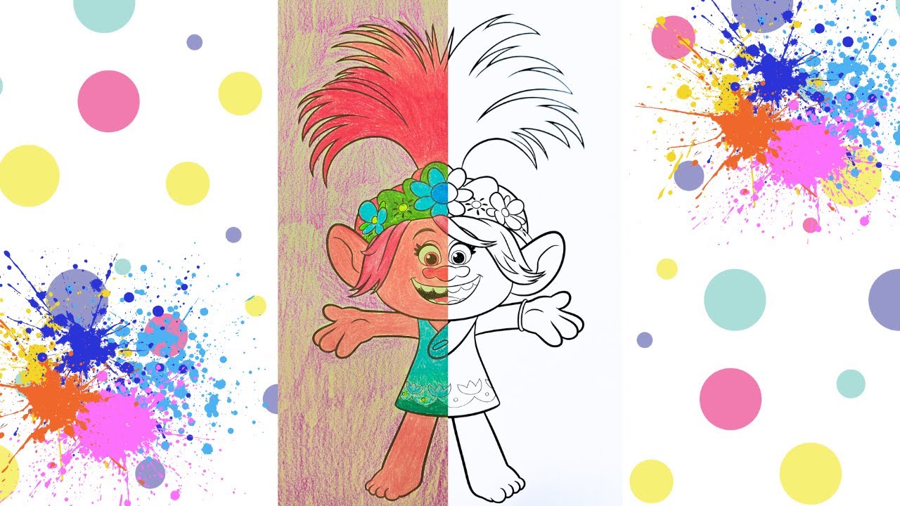 Poppy Hug Time Colouring