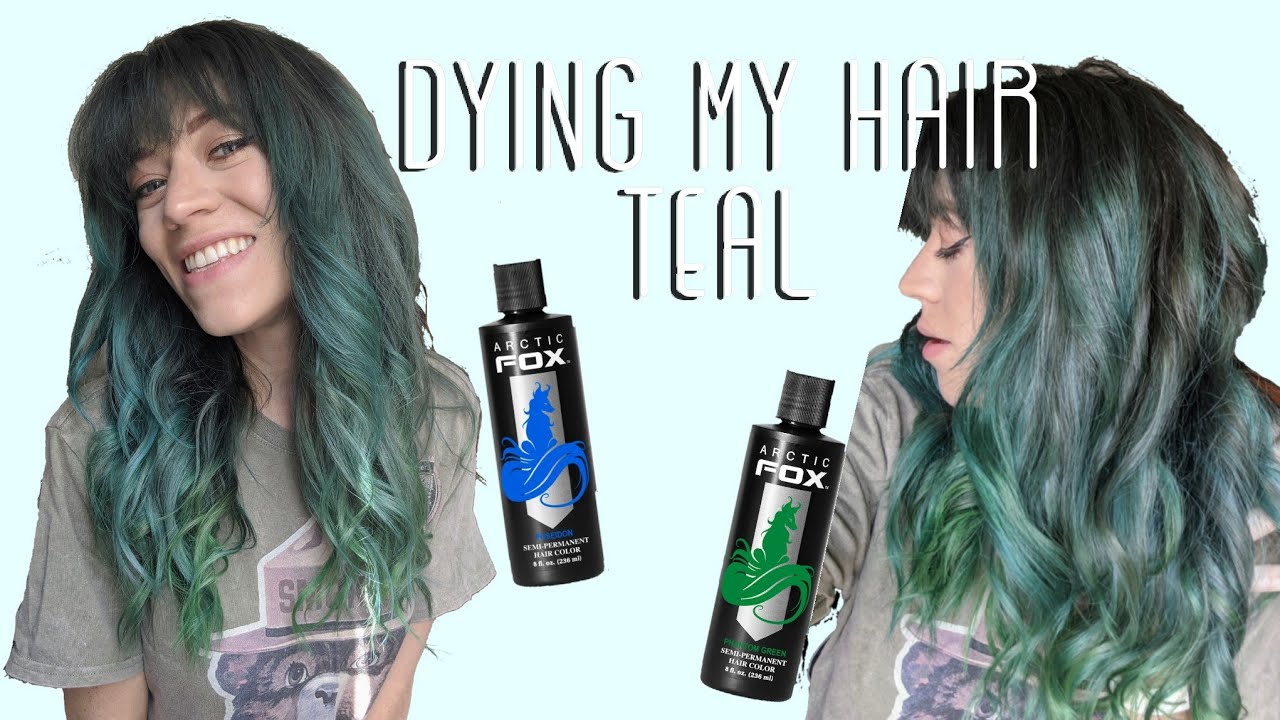 Arctic Fox PHANTOM GREEN and POSEIDON Review | Dying My Hair GREEN @ArcticFoxHairColor
