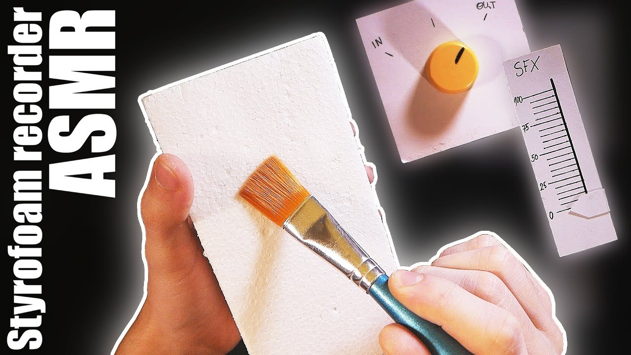Styrofoam recorder IN/OUT SFX + Slovak / English whispering