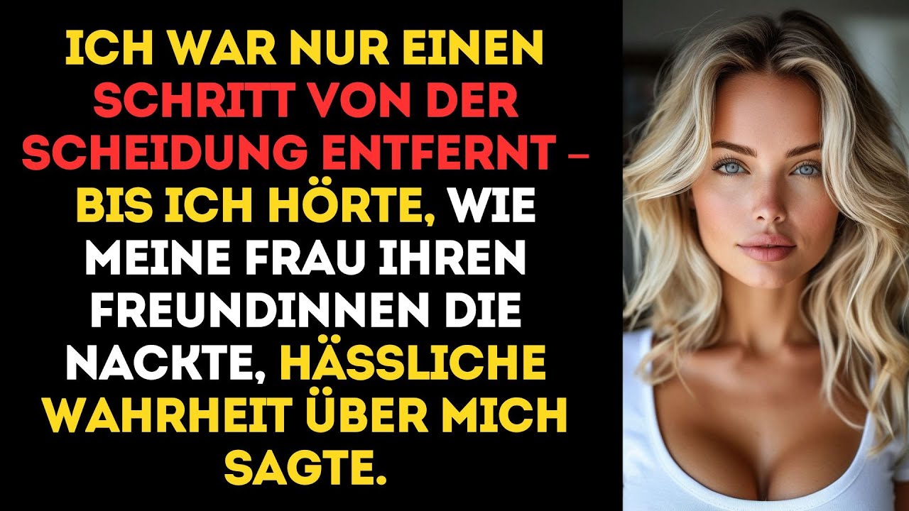 Ich war nur einen Schritt von der Scheidung entfernt – bis ich mitbekam, wie meine Frau ihren...