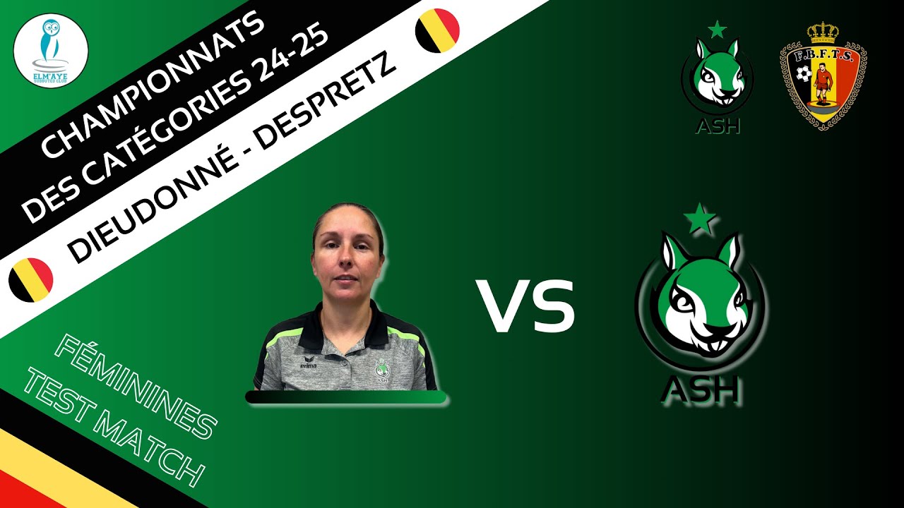 Subbuteo : Delphine Dieudonné vs Emilie Despretz (champ. de Belgique féminin 15/02/25) (test match)
