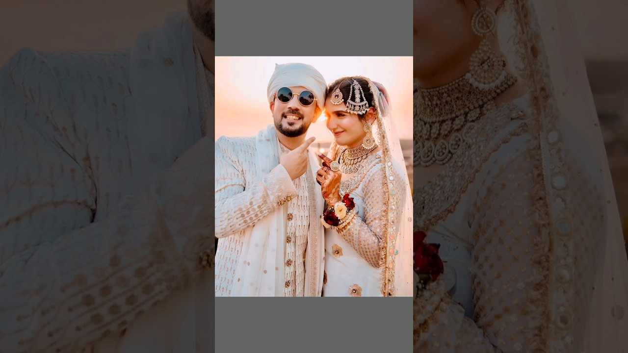 Mudassar Khan Wedding Photo | Mudassar Khan wife Riya Kishanchandani Wedding Photo #mudassar #shorts