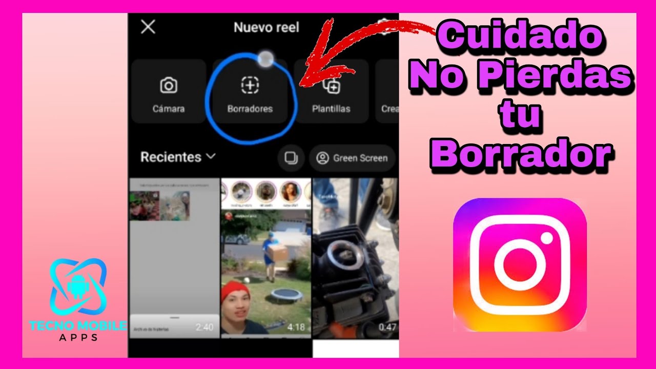✅️ Instagram donde se Guardan los BORRADORES Guía Rápida