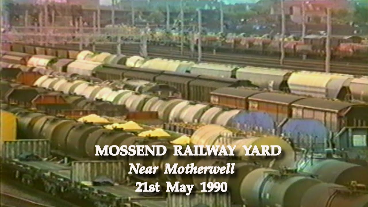 BR in the 1990s Mossend Railway Yard on 21st May 1990