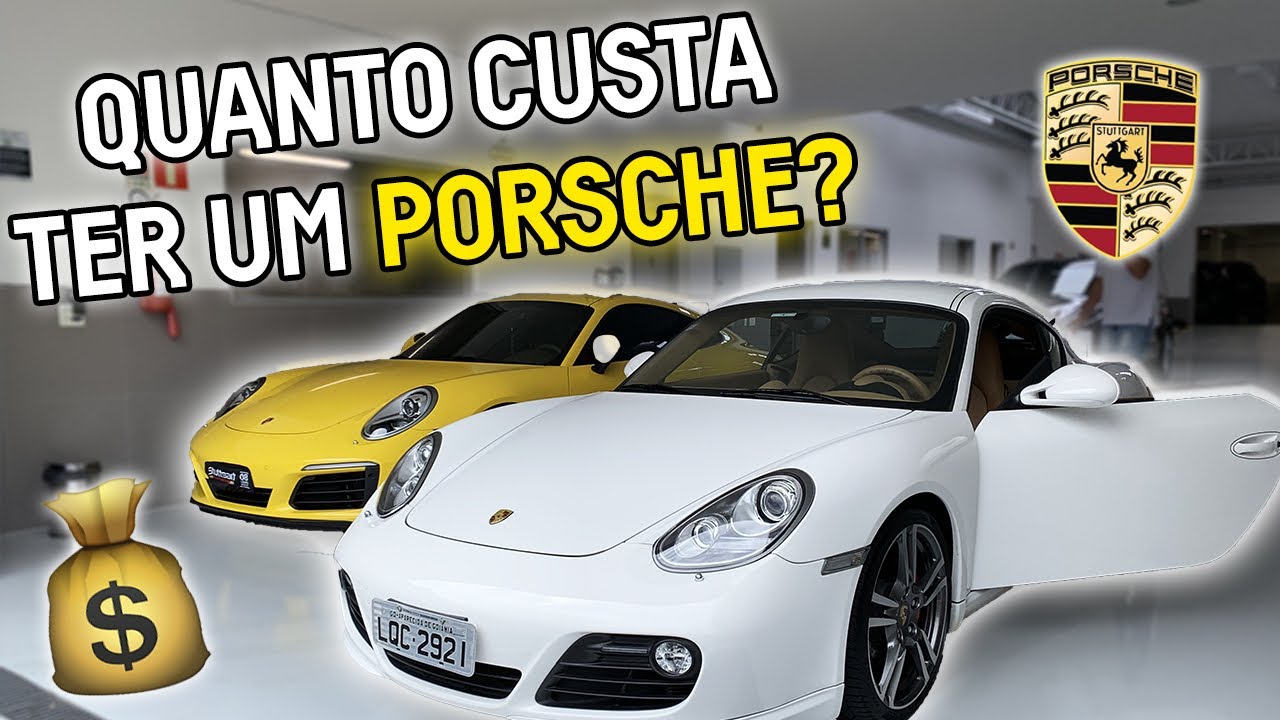 CUSTO ANUAL para manter um Porsche Cayman S!! $$$