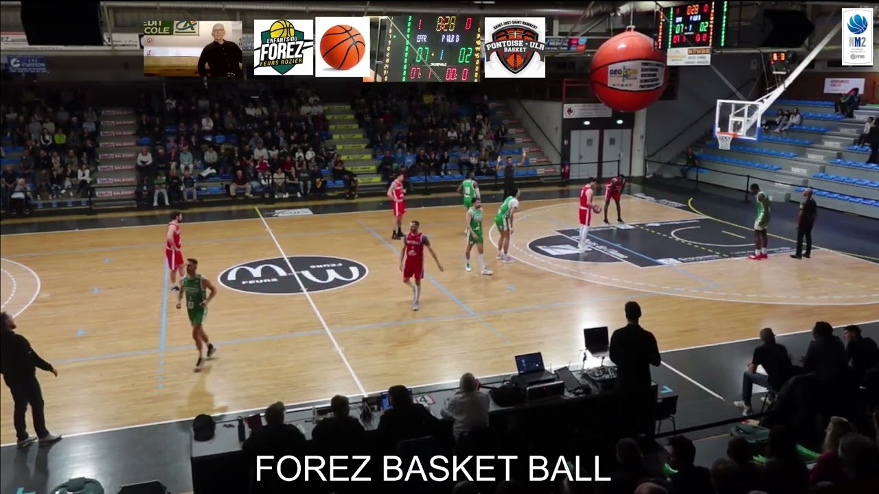 Championnat NM2  MATCH RETOUR DERBY LES ENFANTS DU FOREZ  / LA PONTOISE