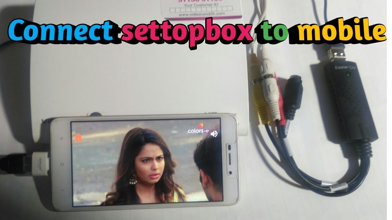 How to connect set top box to mobile phone