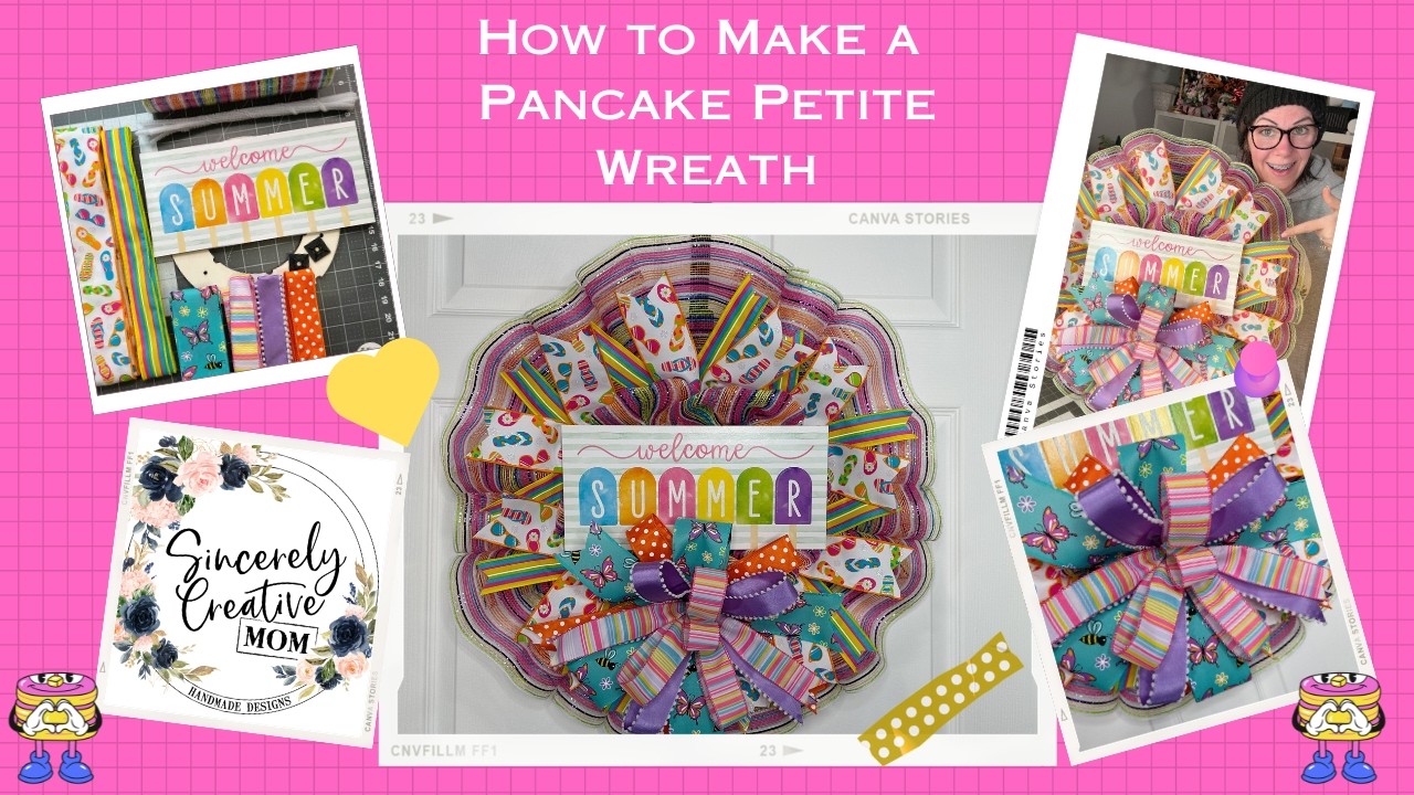 Summer Wreath Kit (overhead view)