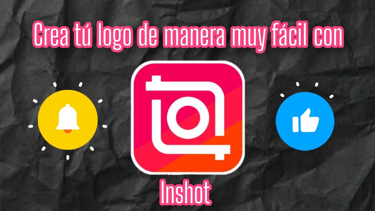 Que fácil es crear tú logo con #inshot