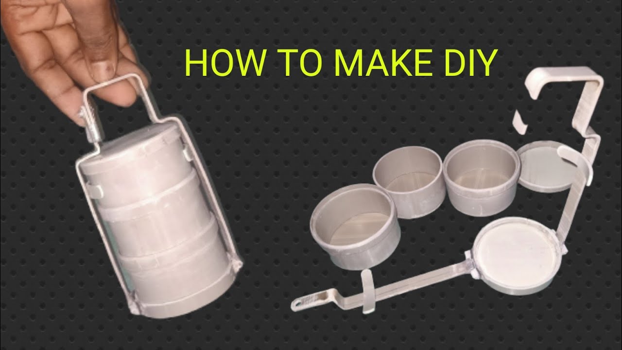How to make Lock food carrier diy pvc pipe