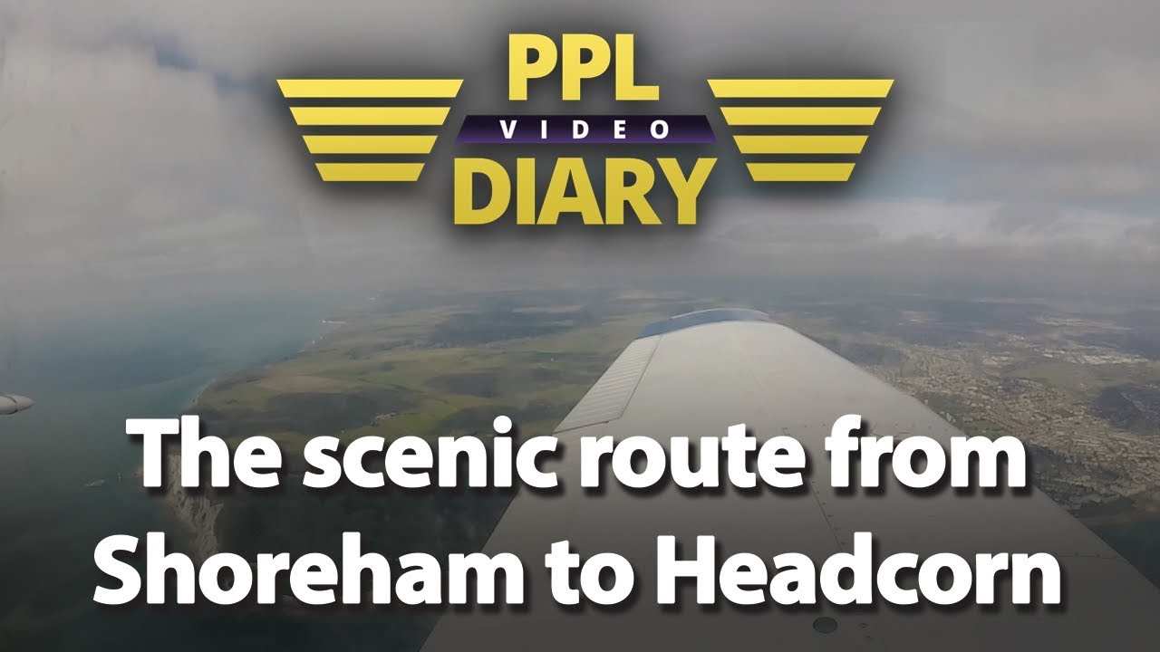 The scenic route from Shoreham to Headcorn - PA28 (G-SEXX) Full ATC