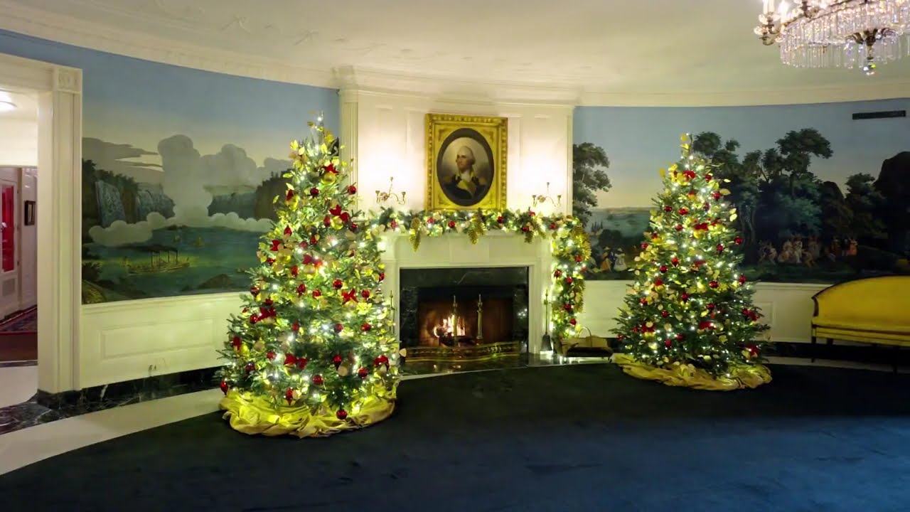 White House Christmas decorations 2024