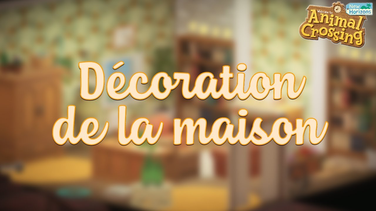 Décoration intérieur de la maison   Animal Crossing New Horizons