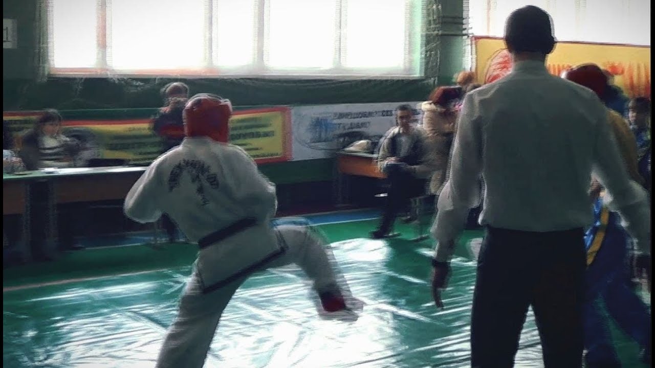 Taekwondo vs Kickboxing by kickboxing rules KNOCKOUT!!!! КО!