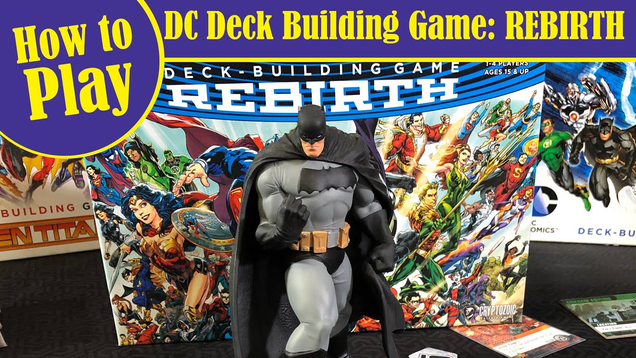 Подготовка и как играть в DC DECKBUILDING GAME REBIRTH