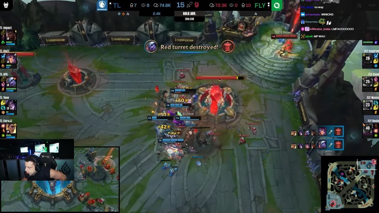 tyler1 reacts to minions winning lcs grand finals