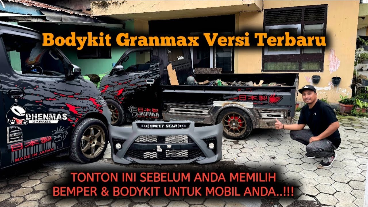 Pasang Bemper dan Bodykit Granmax Versi Terbaru...