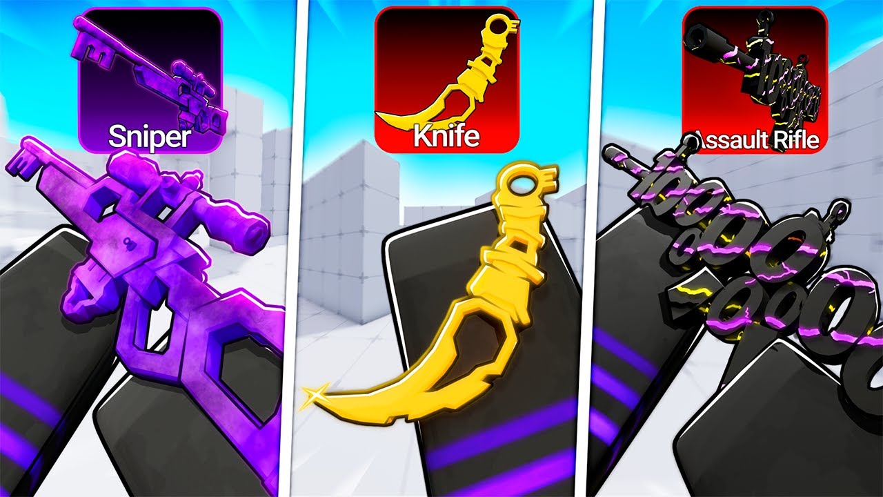 Выигрыш с РЕДЧАЙШИМ СКИНОМ для КАЖДОГО ОРУЖИЯ в Roblox Rivals! (0,01%)