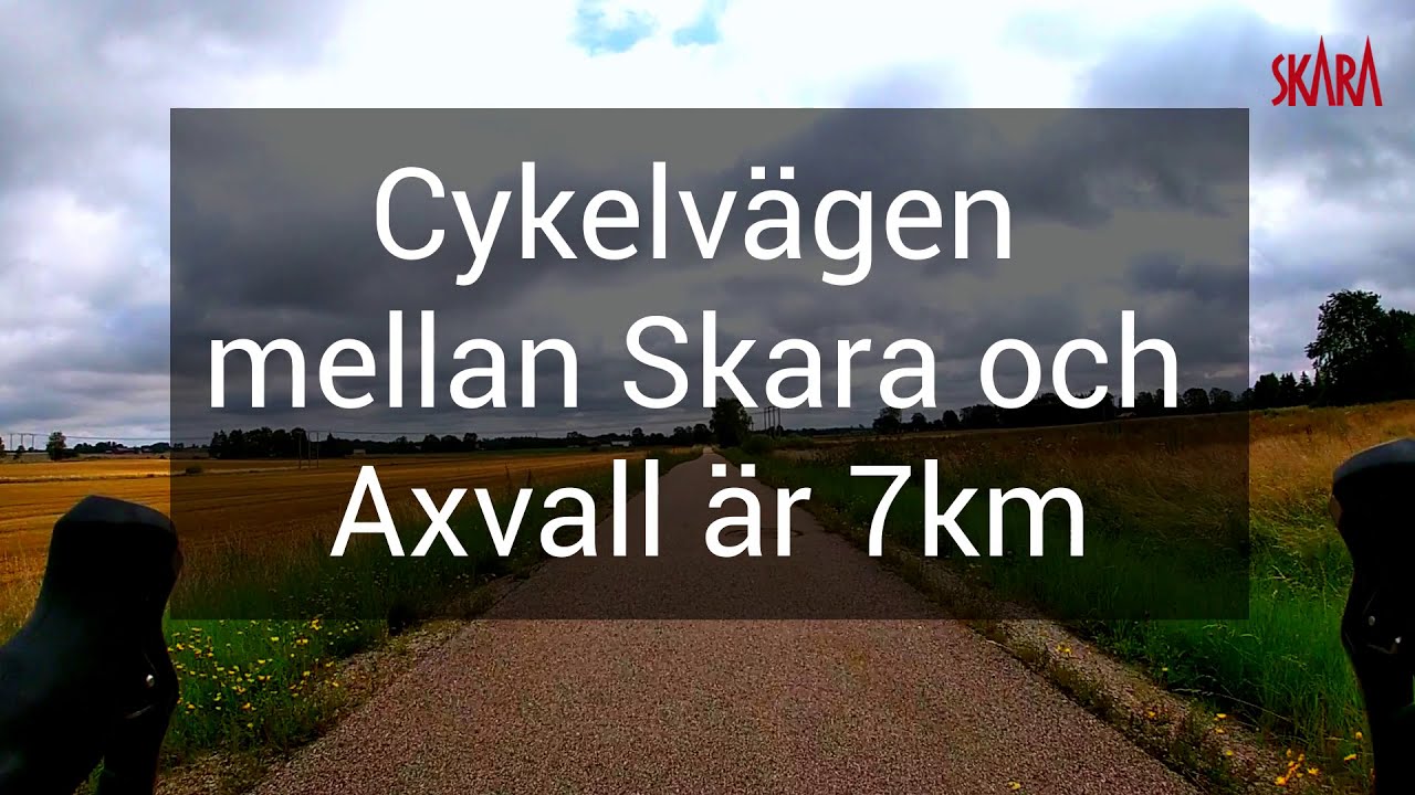 Skara Axvall Cykelväg 1