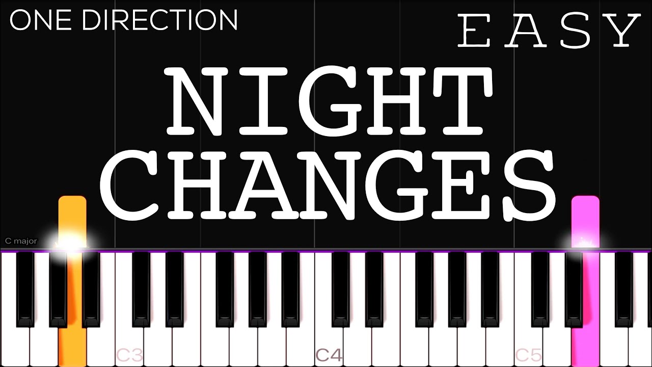 One Direction - Night Changes | EASY Piano Tutorial