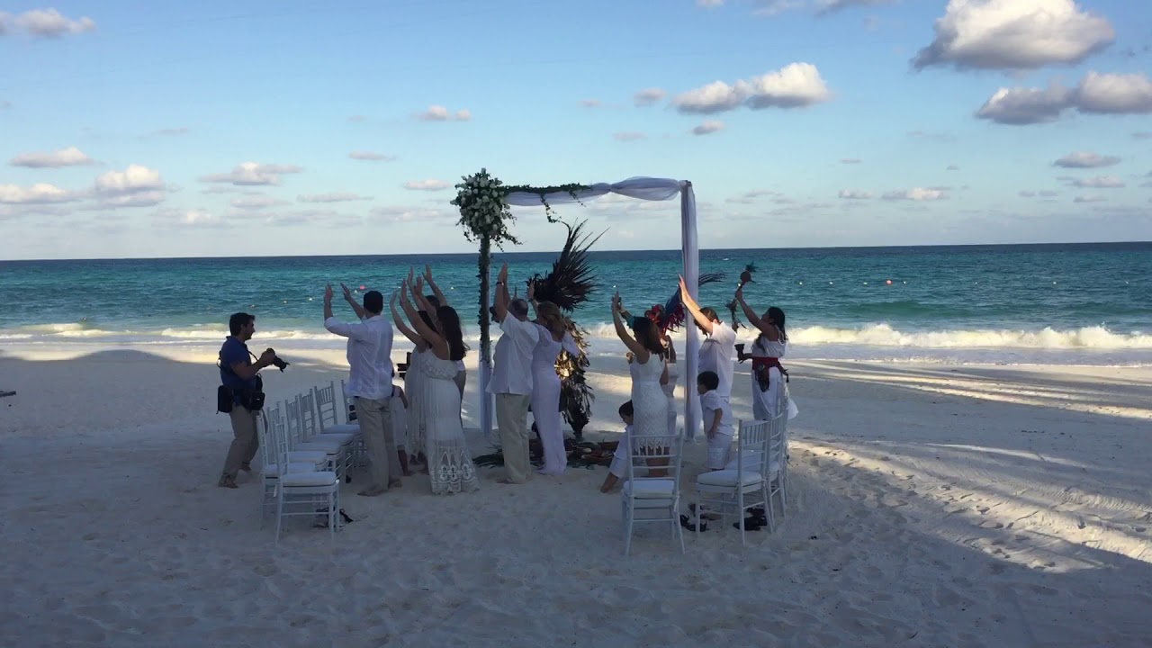 Spiritual Wedding - Asking permission to the elements of Nature