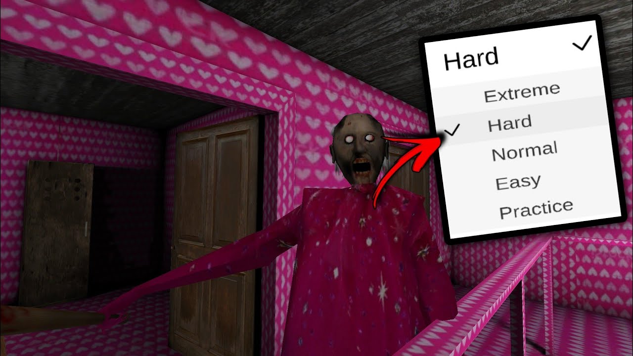 Granny Game Horror Escape Gameplay | Barbie Granny Hard Mode Episode 4