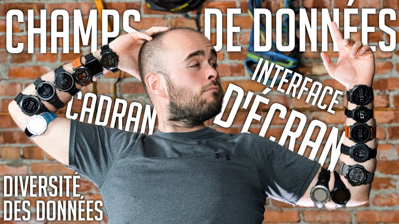 Les Champs de Données les plus pratique sur une montre de sport