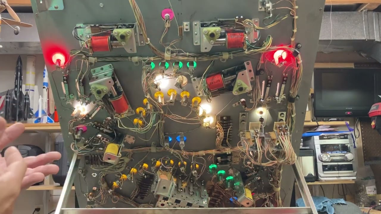 1981 Gottlieb Mars God of War pinball refurbish