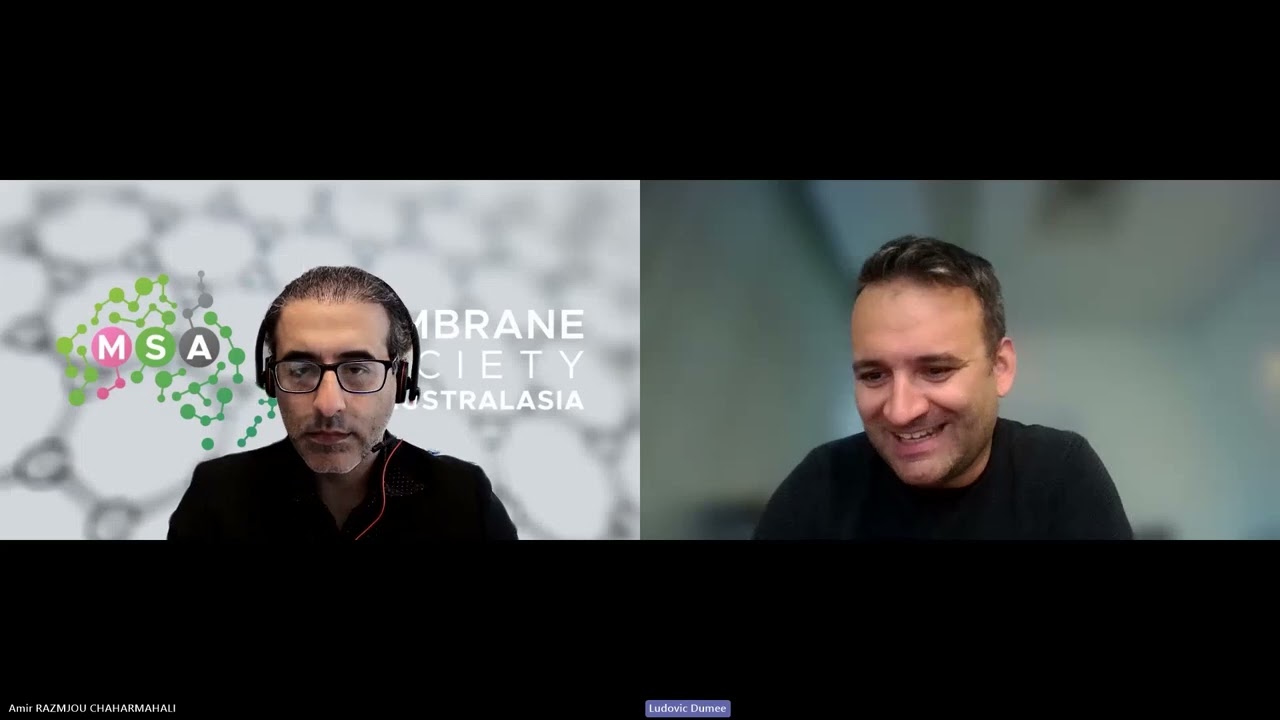 MSA Newsletter: Interview with Dr. Ludovic (Ludo) Dumee, by A.Prof Amir Razmjou
