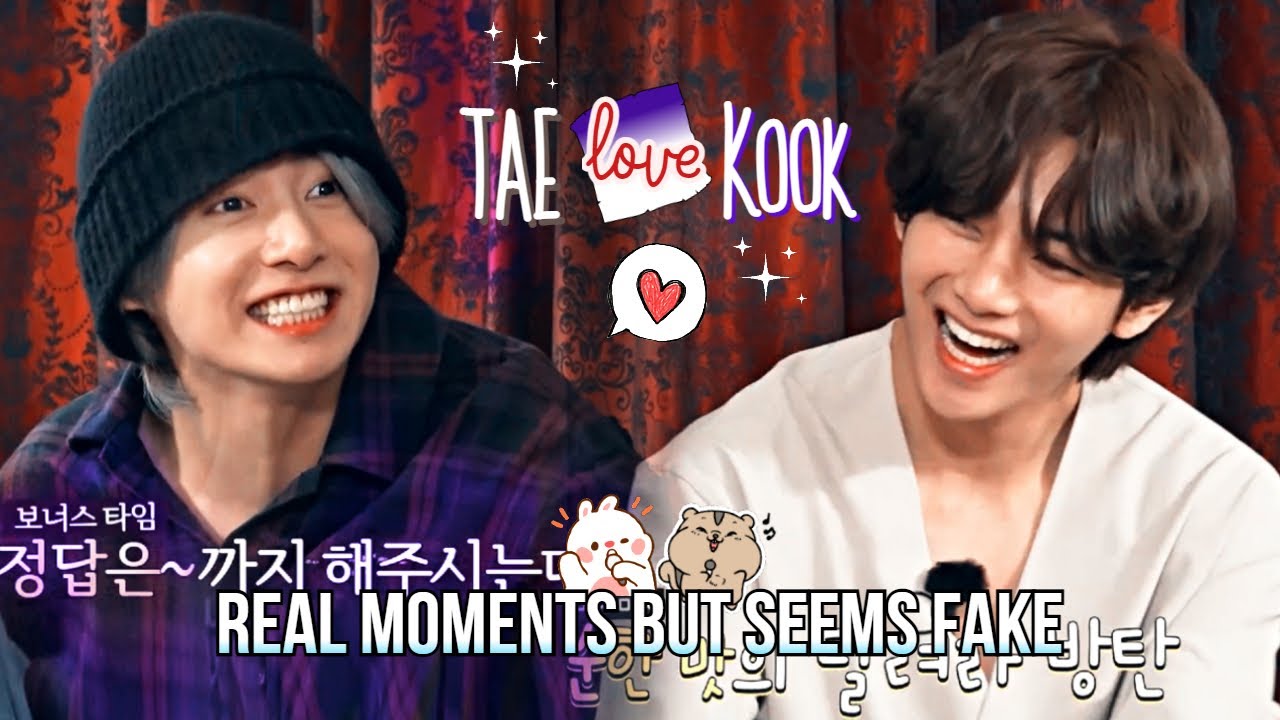 When we think that is FAKE Taekook moments but they all REAL ‼️ - PART 1