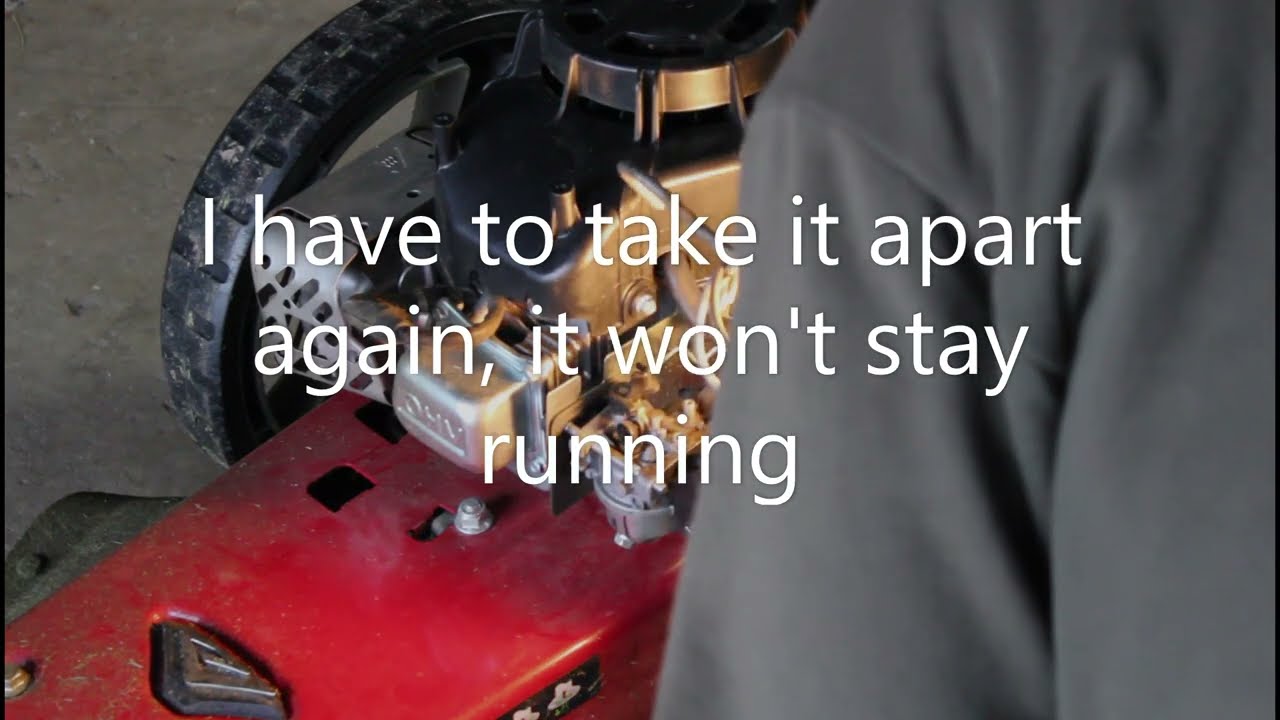 Earthquake Walk Behind Trimmer Belt And Cleaning The Fuel Line Filter