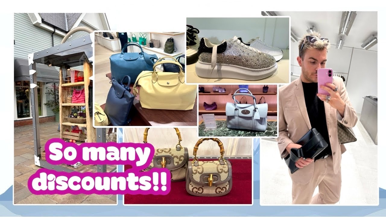Come luxury shopping at Bicester Village | Huge discounts at Gucci, Longchamp, Versace & more !! 