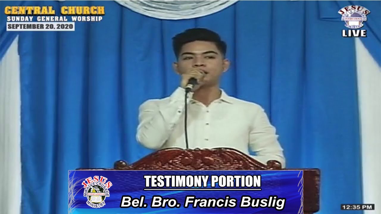 JMCIM | Testimony Portion | September 20, 2020