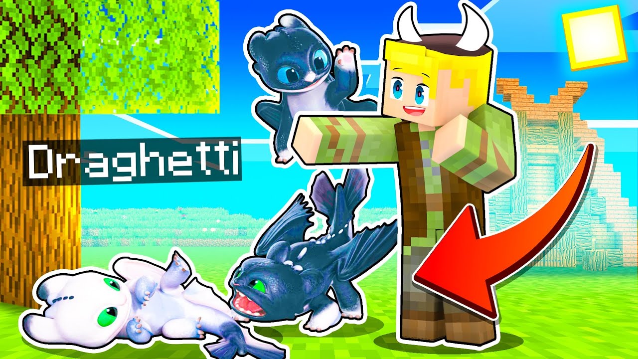 SONO NATI I CUCCIOLI DRAGO DI SDENTATO!! - Draghi Di Minecraft #7