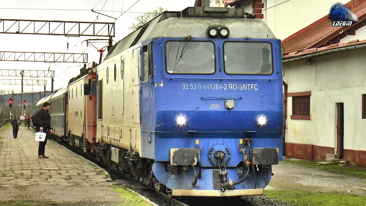 Locomotive & Activitate Feroviară în Gara Dej Călători - 10 Ianuarie 2025