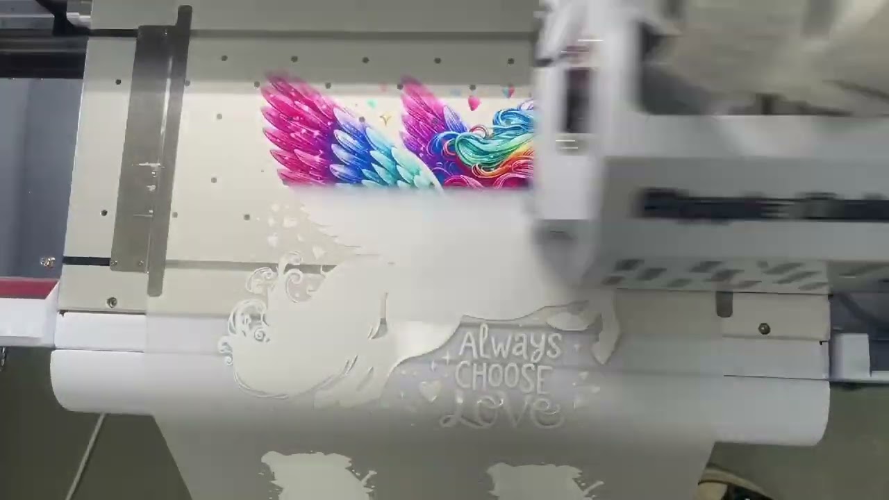 RC35 Printer a3 dtf printing process