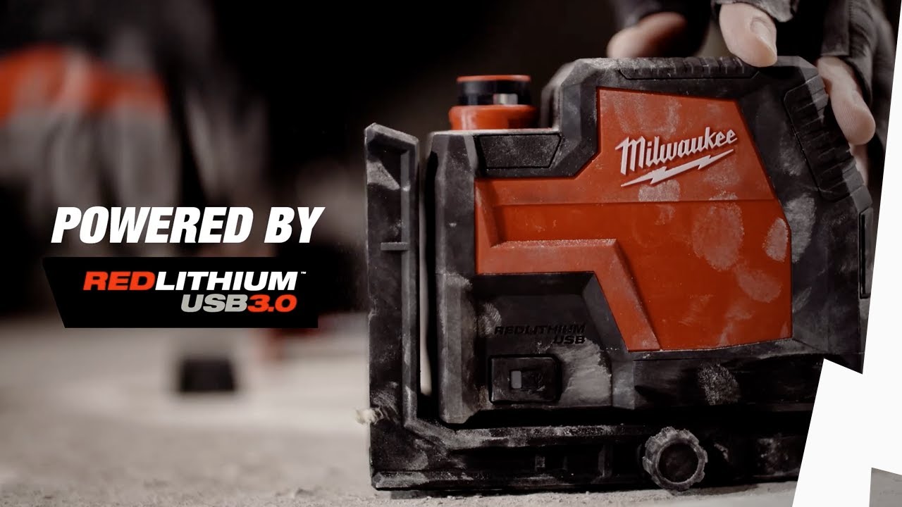 MILWAUKEE® Rechargeable Green Laser Range
