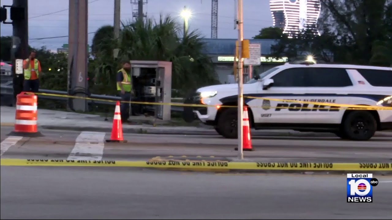 Fort Lauderdale police officer collides with stolen vehicle during investigation